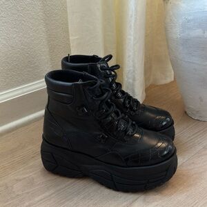 The Kooples Paris - Mountain Leather Boots (In Box)